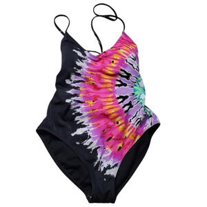 Salt + Cove Tie Dye One-Piece Swimsuit